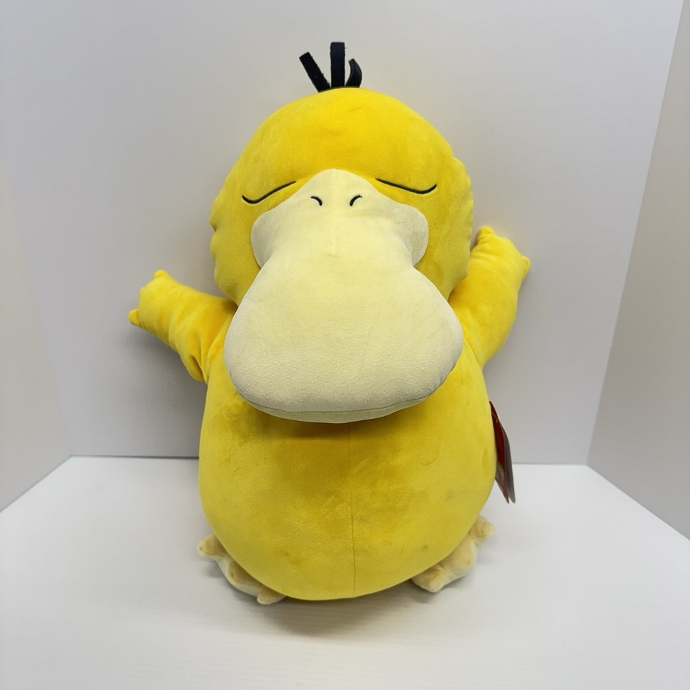 Pokémon Psyduck Giant 18" Stuffed Plush Gamefreak 2024 NEW Read Sleeping
